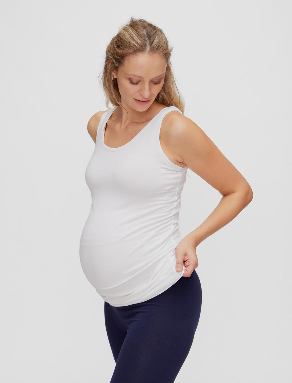Side Ruched Maternity Tank Top - Motherhood